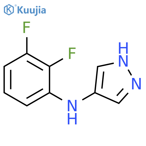 N-(2,3-difluorophenyl)-1H-pyrazol-4-amine structure