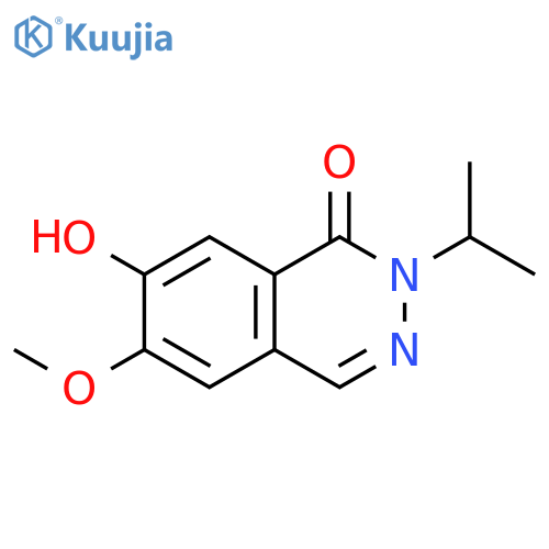 7-hydroxy-6-methoxy-2-(propan-2-yl)-1,2-dihydrophthalazin-1-one structure