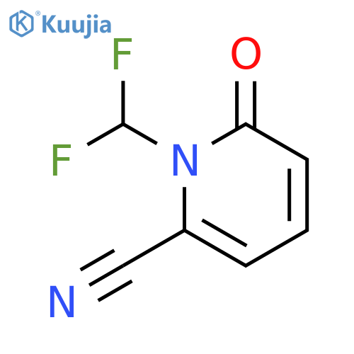 1-(difluoromethyl)-6-oxo-1,6-dihydropyridine-2-carbonitrile structure