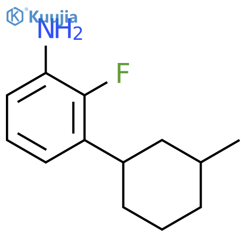 2-fluoro-3-(3-methylcyclohexyl)aniline structure