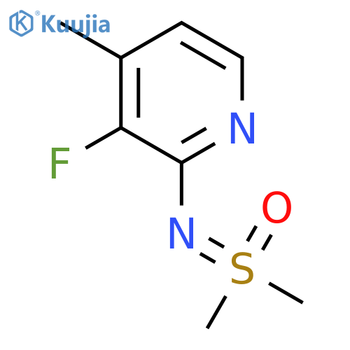 (3-fluoro-4-methylpyridin-2-yl)iminodimethyl-lambda6-sulfanone structure