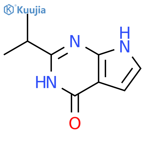 2-(propan-2-yl)-3H,4H,7H-pyrrolo2,3-dpyrimidin-4-one structure