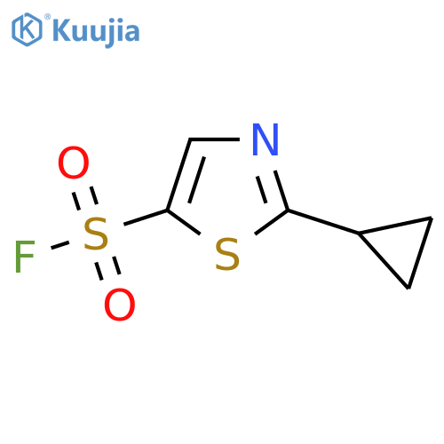 2-Cyclopropyl-1,3-thiazole-5-sulfonyl fluoride structure