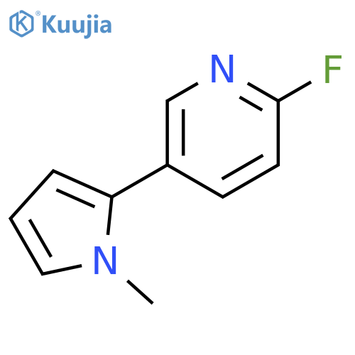 2-fluoro-5-(1-methyl-1H-pyrrol-2-yl)pyridine structure