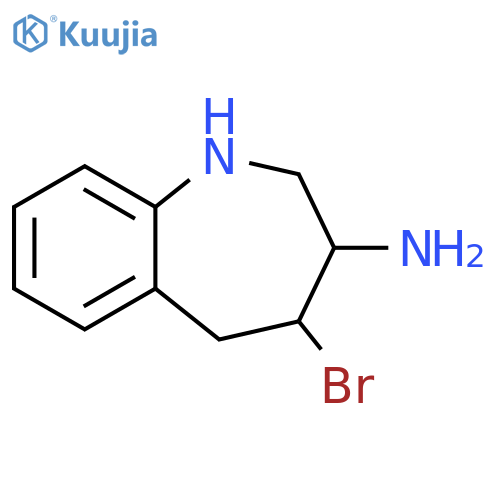 4-bromo-2,3,4,5-tetrahydro-1H-1-benzazepin-3-amine structure