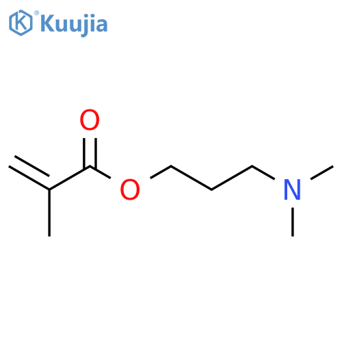2-Propenoic acid,2-methyl-, 3-(dimethylamino)propyl ester structure