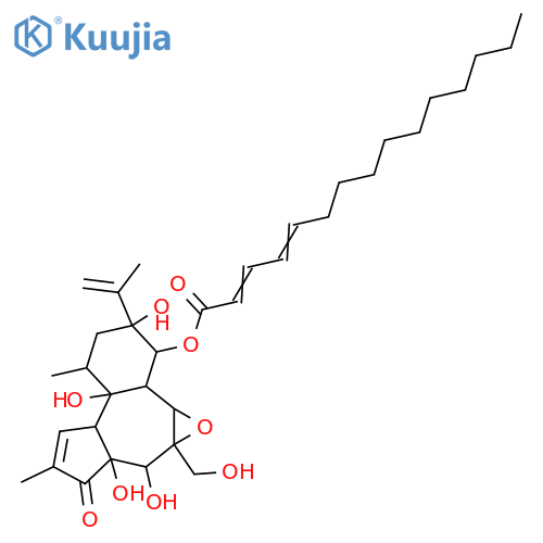 6,7-Epoxy-4,5,9,13,14,20-hexahydroxy-1,15-daphnadien-3-one; (4β,5β,6α,7α,9α,13α,14α)-form, 14-O-(2E,4E-Pentadecadienoyl) structure