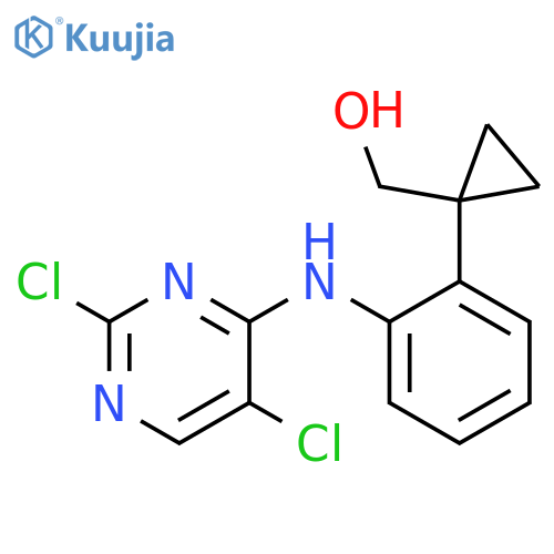 (1-(2-((2,5-Dichloropyrimidin-4-yl)amino)phenyl)cyclopropyl)methanol structure