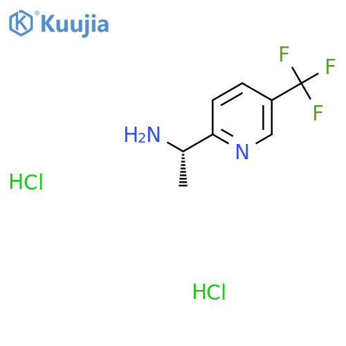 (S)-1-(5-(Trifluoromethyl)pyridin-2-yl)ethanamine dihydrochloride structure