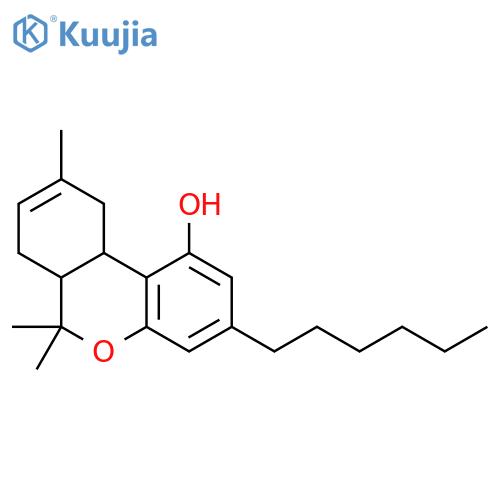 6H-Dibenzo[b,d]pyran-1-ol,3-hexyl-6a,7,10,10a-tetrahydro-6,6,9-trimethyl-, (6aR,10aR)- structure