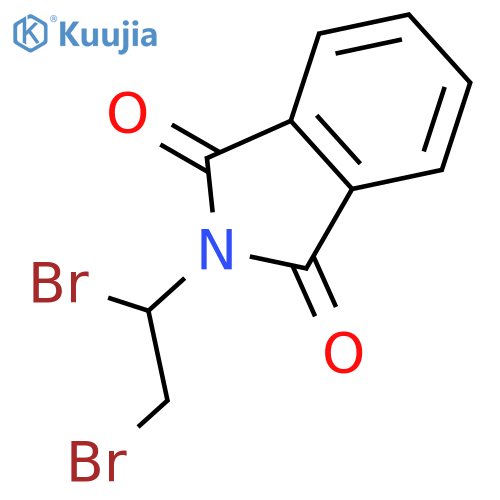 1H-Isoindole-1,3(2H)-dione, 2-(1,2-dibromoethyl)- structure