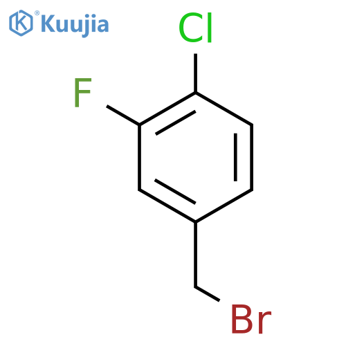 4-(bromomethyl)-1-chloro-2-fluorobenzene structure