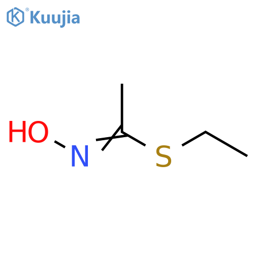 Ethanimidothioic acid, N-hydroxy-, ethyl ester structure