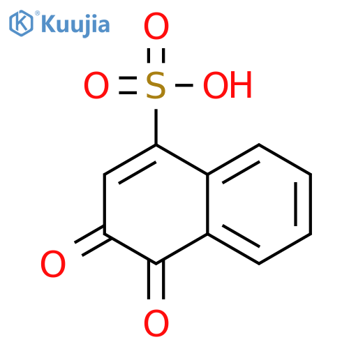 1-Naphthalenesulfonicacid, 3,4-dihydro-3,4-dioxo- structure