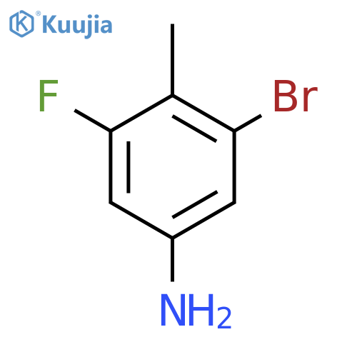 3-Bromo-5-fluoro-4-methylaniline structure