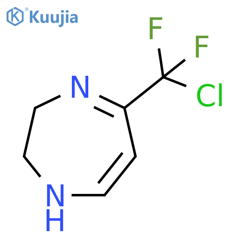 5-(CHLORODIFLUOROMETHYL)-2,3-DIHYDRO-1H-1,4-DIAZEPINE structure