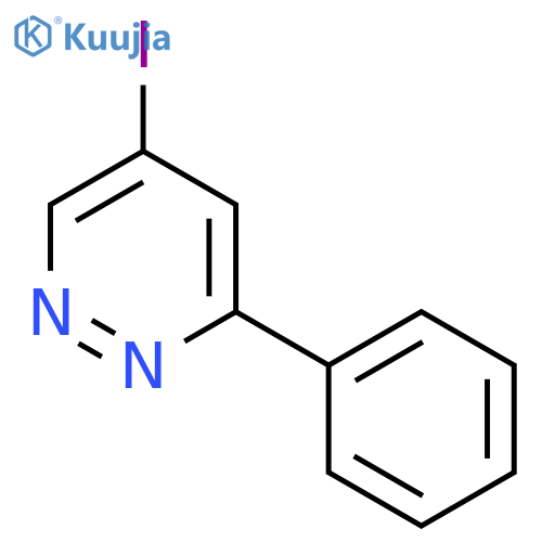 Pyridazine, 5-iodo-3-phenyl- structure