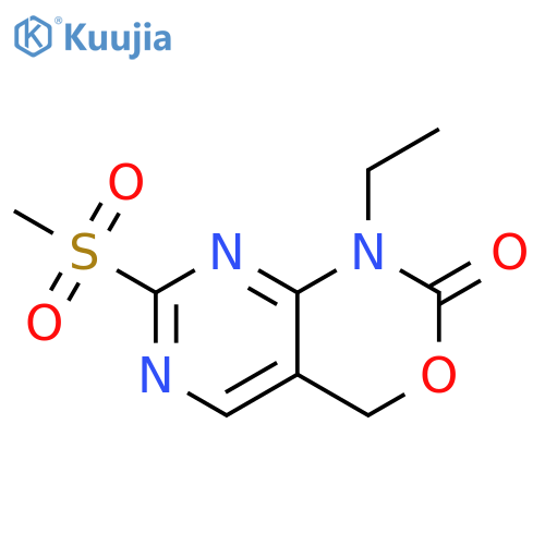 1-Ethyl-7-(methylsulfonyl)-1H-pyrimido[4,5-d][1,3]oxazin-2(4H)-one structure