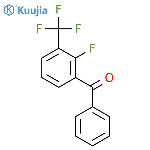 2-Fluoro-3-(trifluoromethyl)benzophenone structure