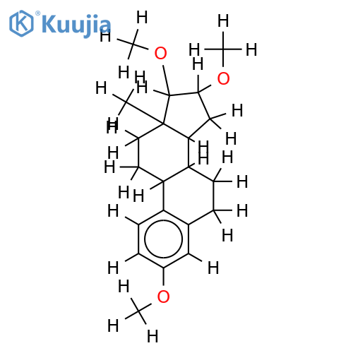 3-Me ether-(16alpha,17betaOH)-Estra-1,3,5(10)-triene-3,16,17-triol structure