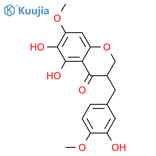 3',4',5,6,7-Pentahydroxyhomoisoflavanone; (S)-form, 4',7-Di-Me ether structure