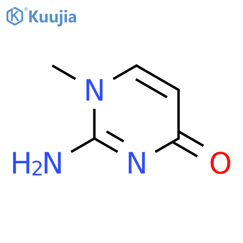 2-amino-1-methyl-1,4-dihydropyrimidin-4-one structure