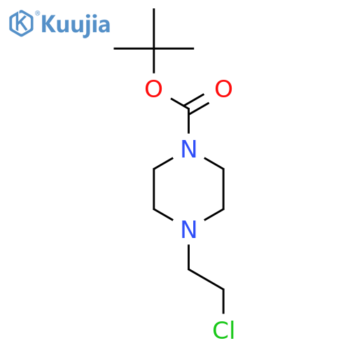 Tert-Butyl 4-(2-Chloroethyl)piperazine-1-carboxylate structure