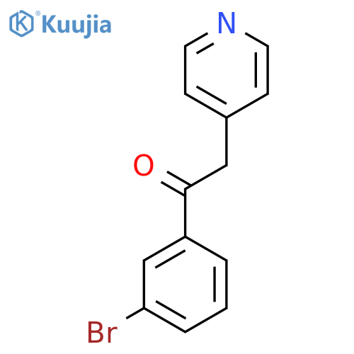 1-(3-Bromophenyl)-2-(4-pyridinyl)Ethanone structure