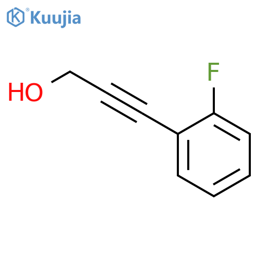 3-(2-Fluorophenyl)-2-propyn-1-ol structure