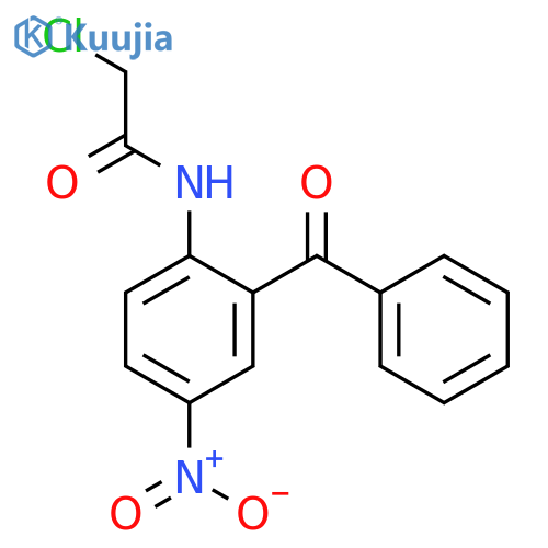 N-(2-Benzoyl-4-nitrophenyl)-2-chloro-acetamide structure