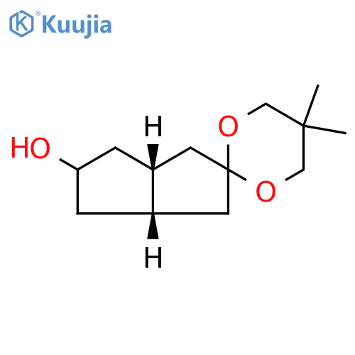 (3'aS,6'aR)-5,5-dimethyl-hexahydro-1'H-spiro1,3-dioxane-2,2'-pentalene-5'-ol structure