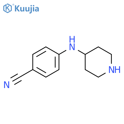 4-(Piperidin-4-ylamino)benzonitrile structure