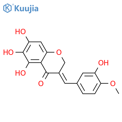 3-(3,4-Dihydroxybenzylidene)-5,6,7-trihydroxy-4-chromanone; (E)-form, 4'-Me ether structure
