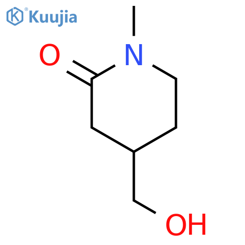 4-(Hydroxymethyl)-1-methylpiperidin-2-one structure