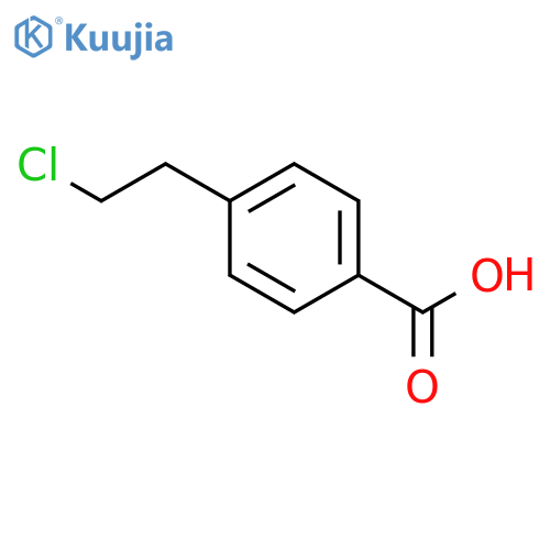 4-(2-Chloroethyl)benzoic acid structure