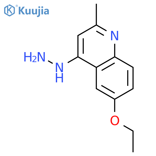Quinoline, 6-ethoxy-4-hydrazino-2-methyl- (9CI) structure
