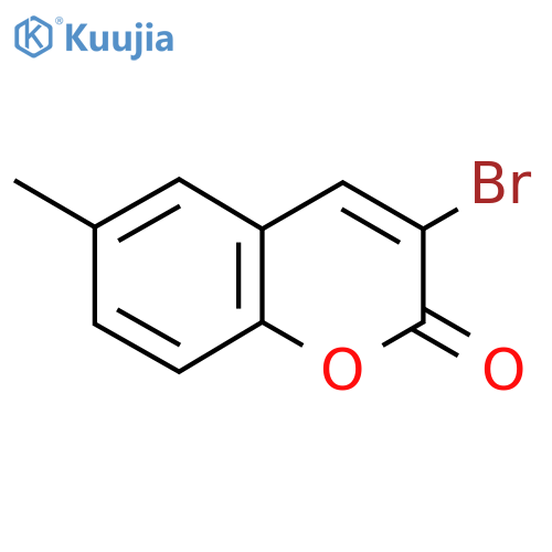 3-Bromo-6-methyl-2H-chromen-2-one structure