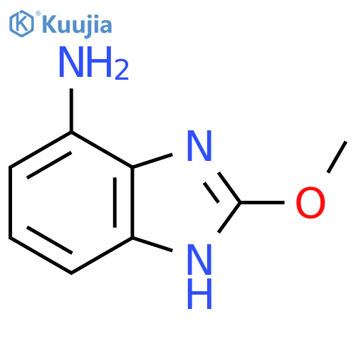 2-Methoxy-1H-benzo[d]imidazol-4-amine structure