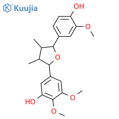 7,7'-Epoxy-8,8'-lignan-3,3',4,4',5-pentol; (7R*,7'R*,8R*,8'R*)-form, 3,3',4-Tri-Me ether structure