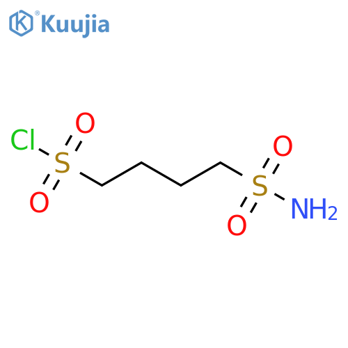4-sulfamoylbutane-1-sulfonyl chloride structure