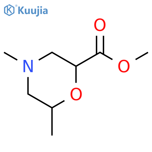 methyl 4,6-dimethylmorpholine-2-carboxylate structure
