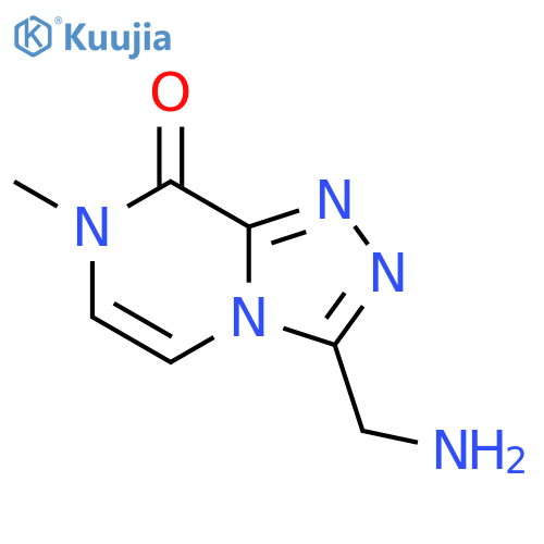 3-(Aminomethyl)-7-methyl-[1,2,4]triazolo[4,3-a]pyrazin-8-one structure