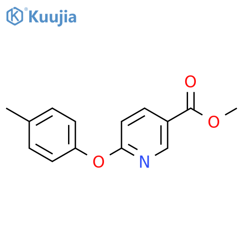 6-p-Tolyloxy-nicotinic acid methyl ester structure