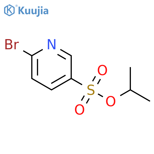 3-Pyridinesulfonic acid, 6-bromo-, 1-methylethyl ester structure