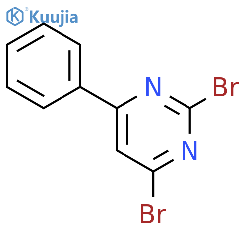 Pyrimidine, 2,4-dibromo-6-phenyl- structure