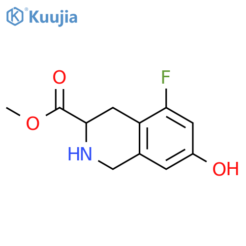 methyl 5-fluoro-7-hydroxy-1,2,3,4-tetrahydroisoquinoline-3-carboxylate structure