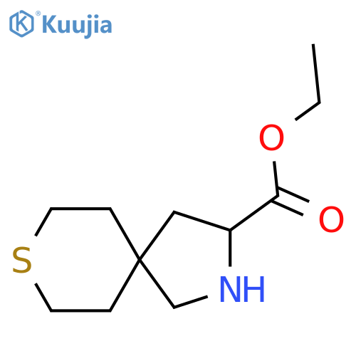 ethyl 8-thia-2-azaspiro4.5decane-3-carboxylate structure