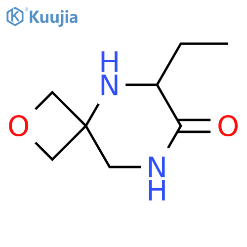 2-Oxa-5,8-diazaspiro[3.5]nonan-7-one, 6-ethyl- structure