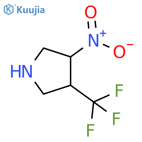 3-nitro-4-(trifluoromethyl)pyrrolidine structure
