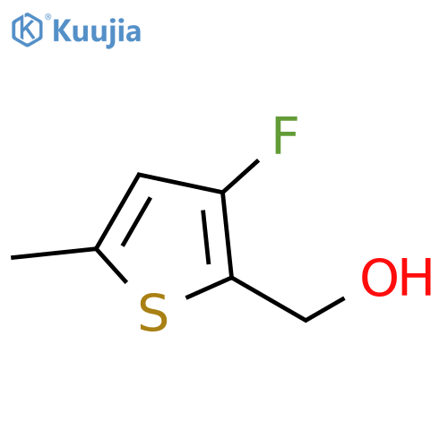 (3-fluoro-5-methylthiophen-2-yl)methanol structure